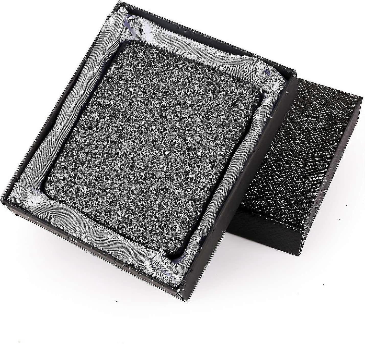 Metal Black Cigarette Case Scrub For 18 Cigarettes, Black Cigarette Box