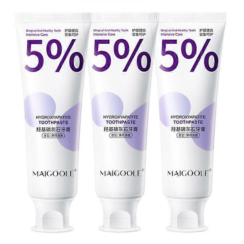3x白い歯磨き粉明るい白い歯の息のさわやかな歯磨き粉は虫歯を防ぎます高品質の安全性