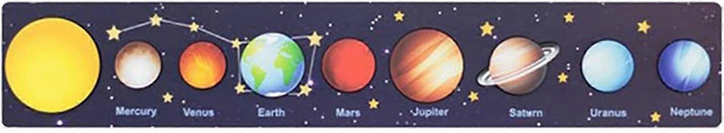 Solar System Jigsaw Puzzle Space Planet Puzzle for Kids, Children, Toddlers Safe, Durable, Colorful, Attractive Planet Puzzles Learning Toy Gift