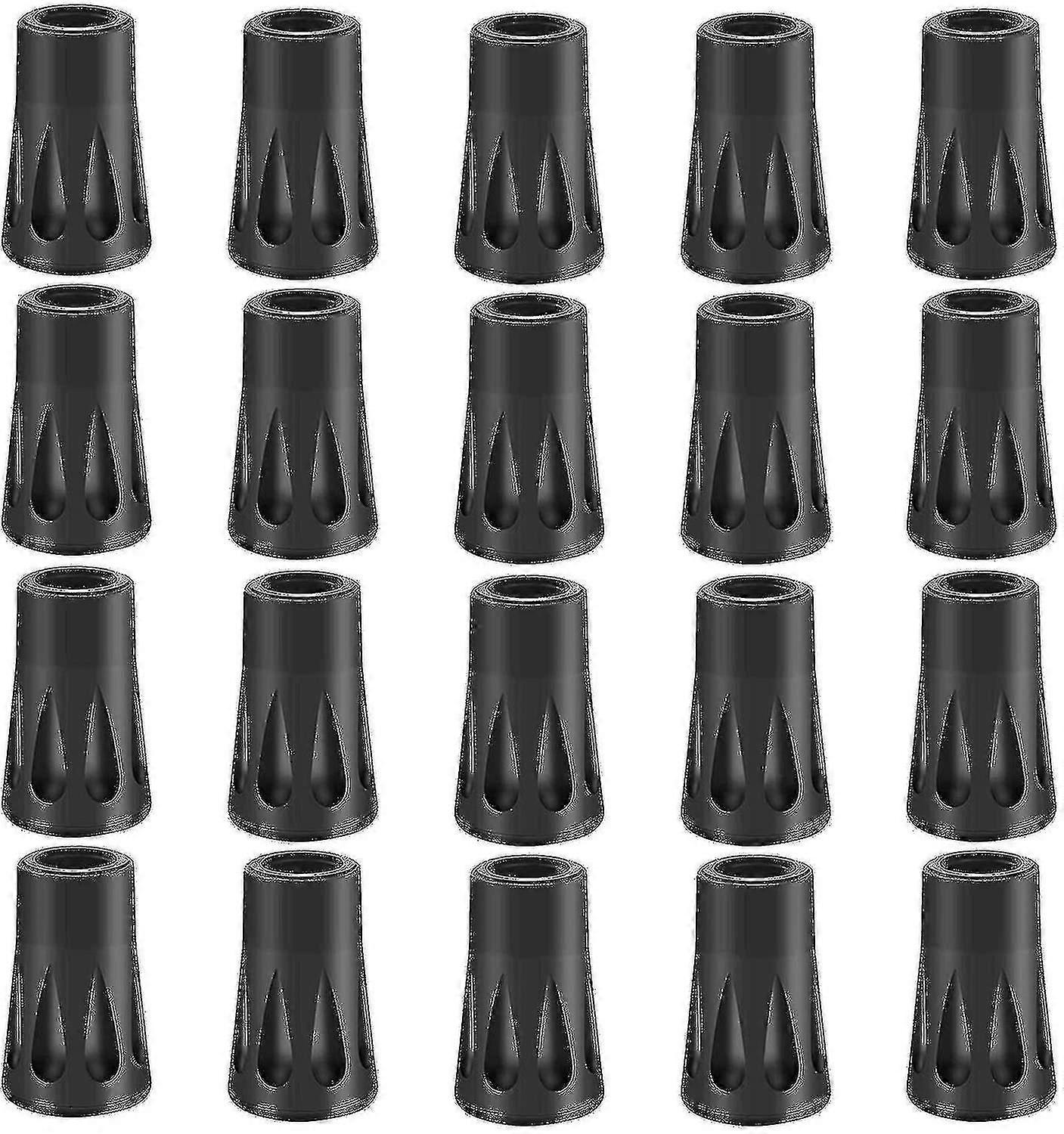 20 X Rubber Buffer Set Hiking Poles Rubber Buffer Nordic Walking Pads Xxf