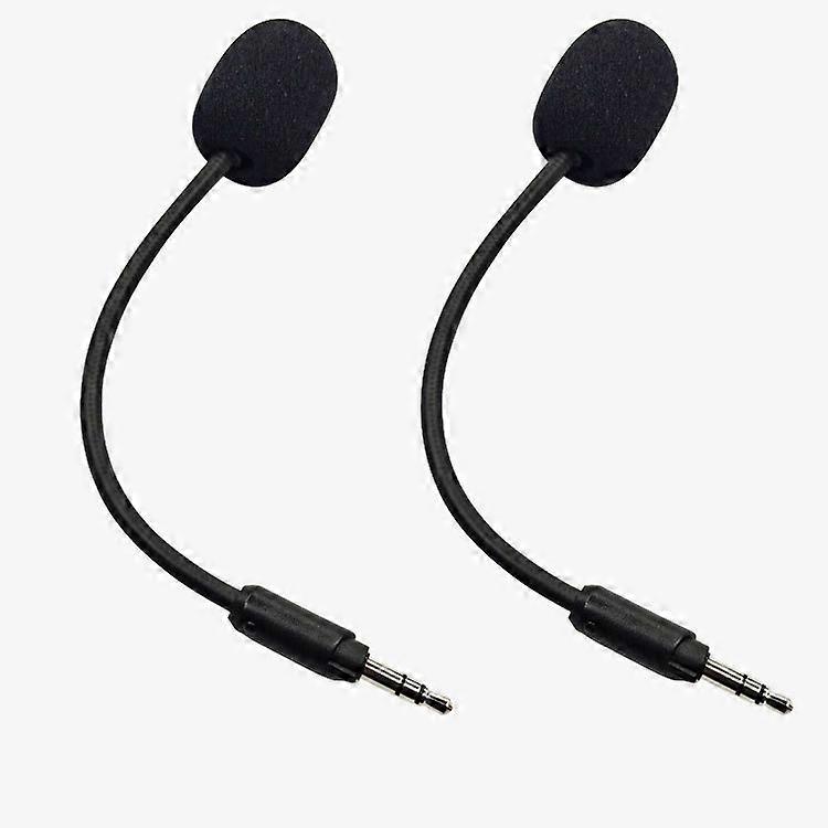 Headset Microphone Plug Play Replaceable Flexible 4 mm Omnidirectional Gaming Headphone Microphone Compatible