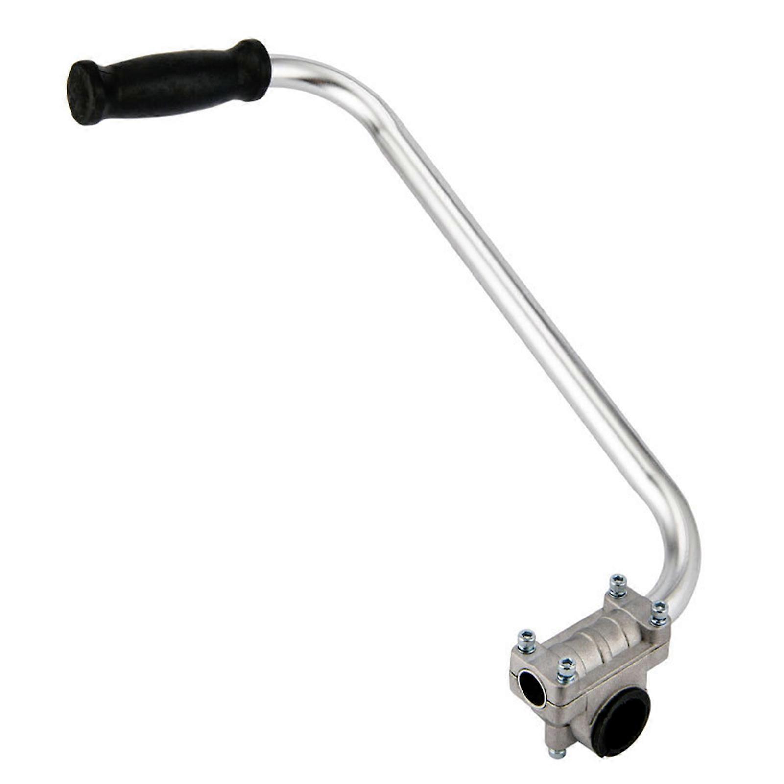 1/2Pcs Weed Eater Handle with Bracket Clamp Ergonomic Trimmer Grip Non-Slip Universal Easy to Install String Trimmer Handle Lawn Trimmer Grip