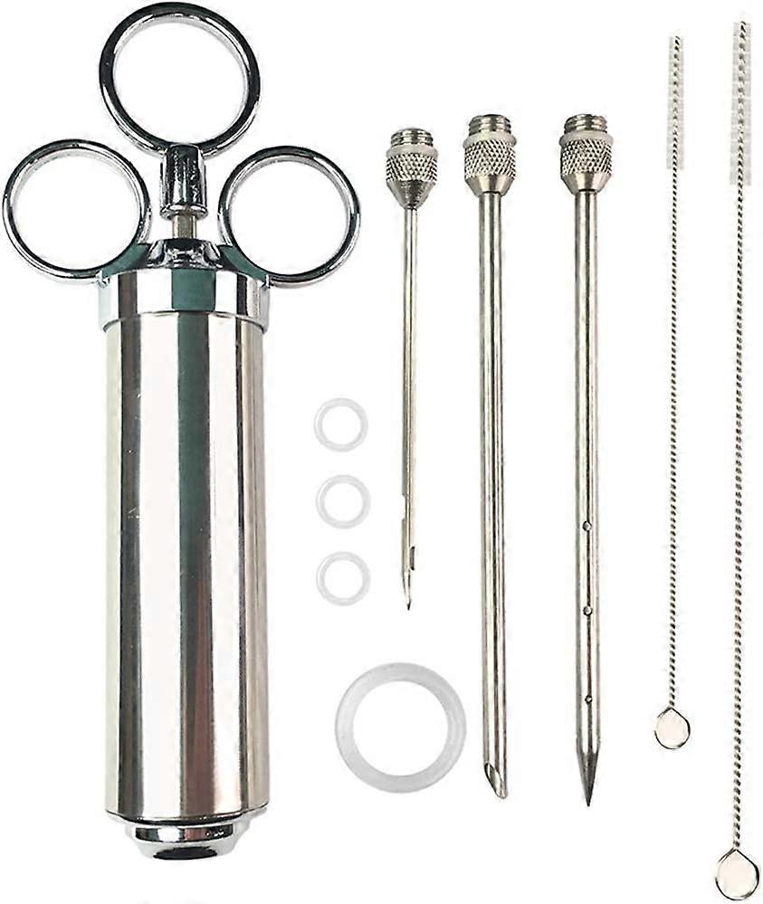 Smakspruta, 60ML köttspruta (silver)