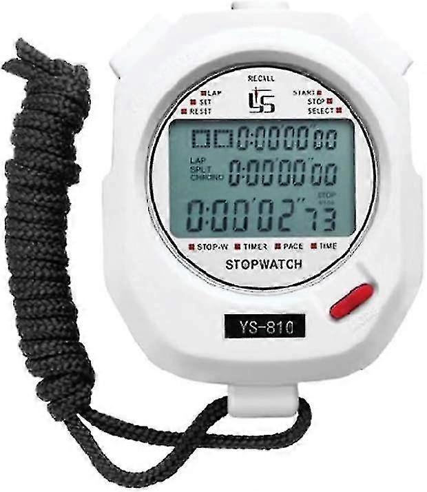 Stopwatch Timer Three Rows Of 10/30/60/100/120 Stopwatch Timers Track And Field Training Black And White 2 Color Optional Running Timer