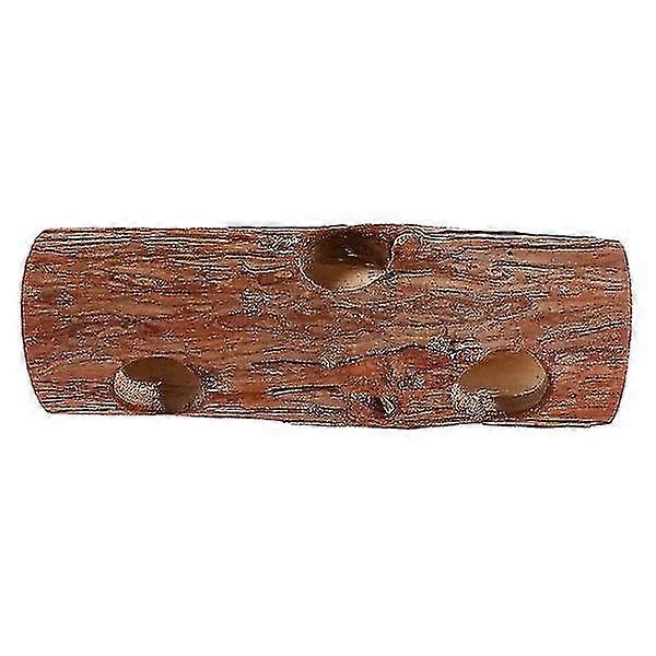 1 Pc Solid Wood Hamster Tunnel Toy Hamster Squirrel Small Pets Supply