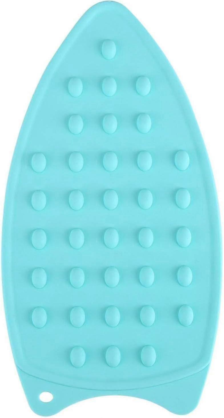 Silicone Iron Rest Pad, Silicone Iron Hot Protective Rest Pad, Non-slip Heat Resistant Mat For Ironing Heat Resistant Mat(blue)