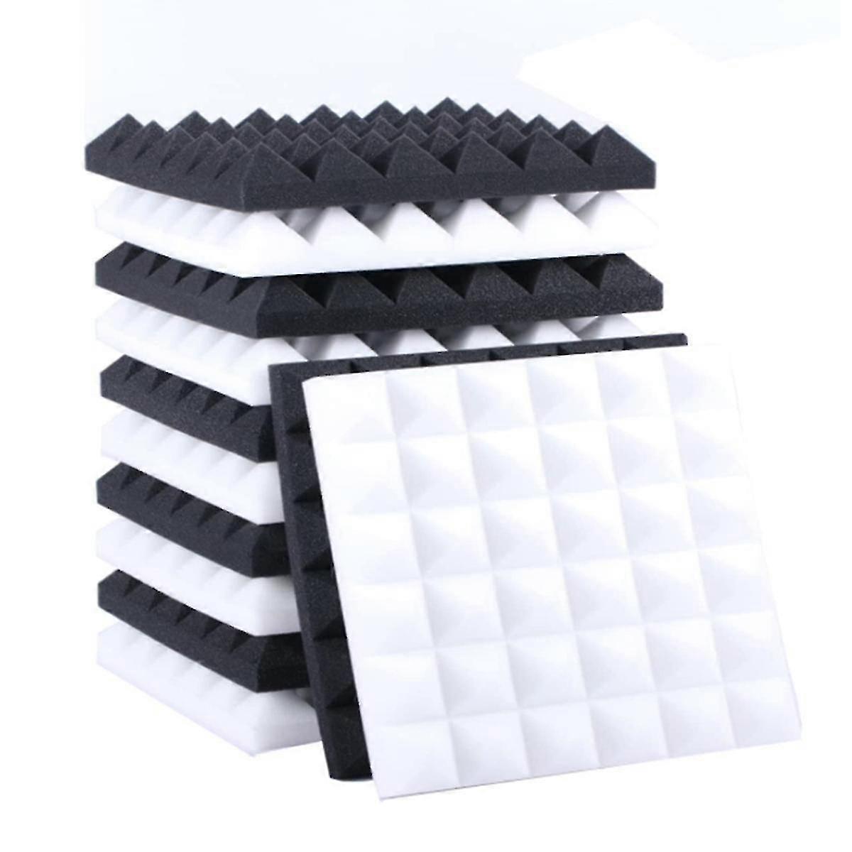 24 Pack Sound Proof Foam Panelshigh Density Sound Absorption Panels