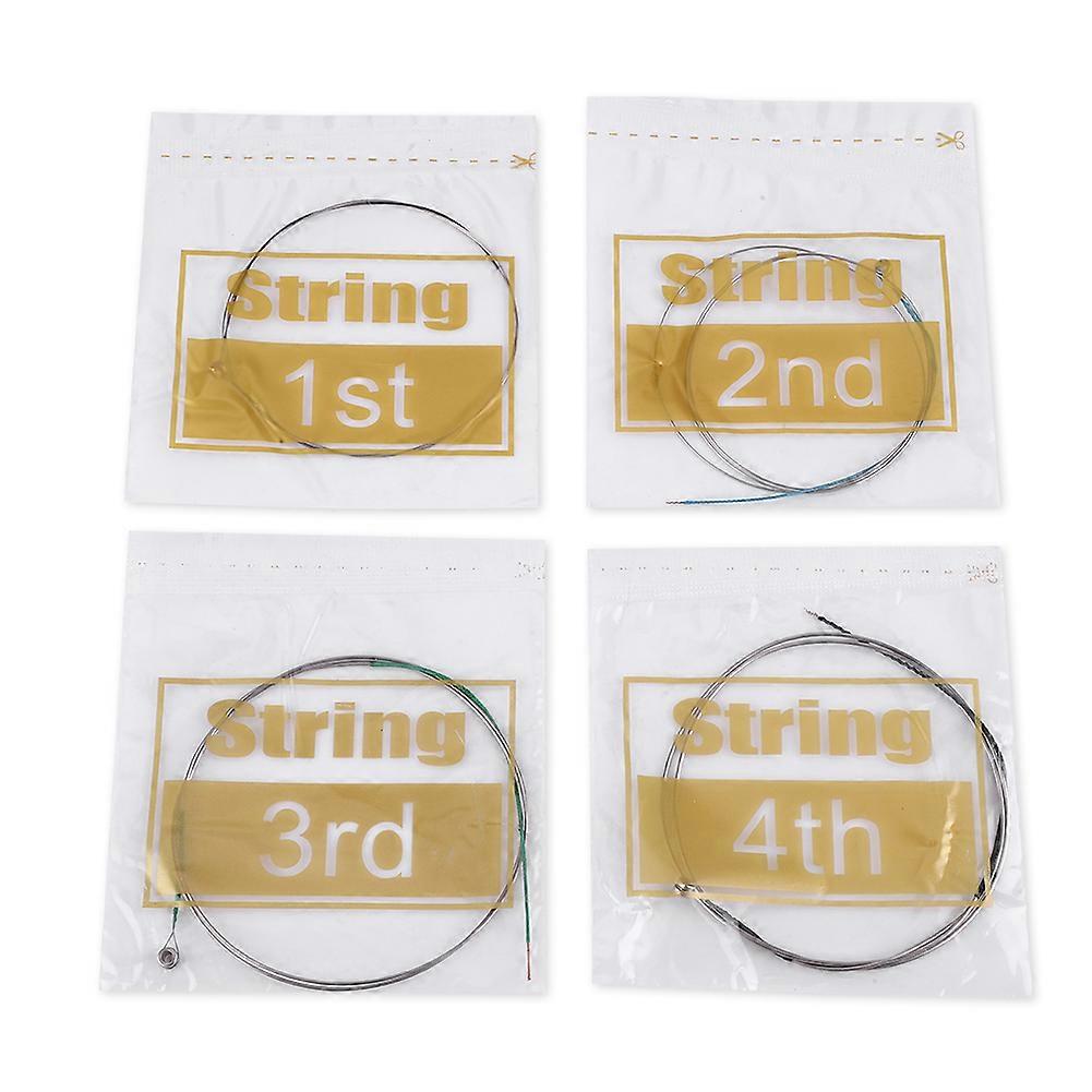 4pcs Steel Wire Viola Strings Set Professional Music Instrument Accessory
