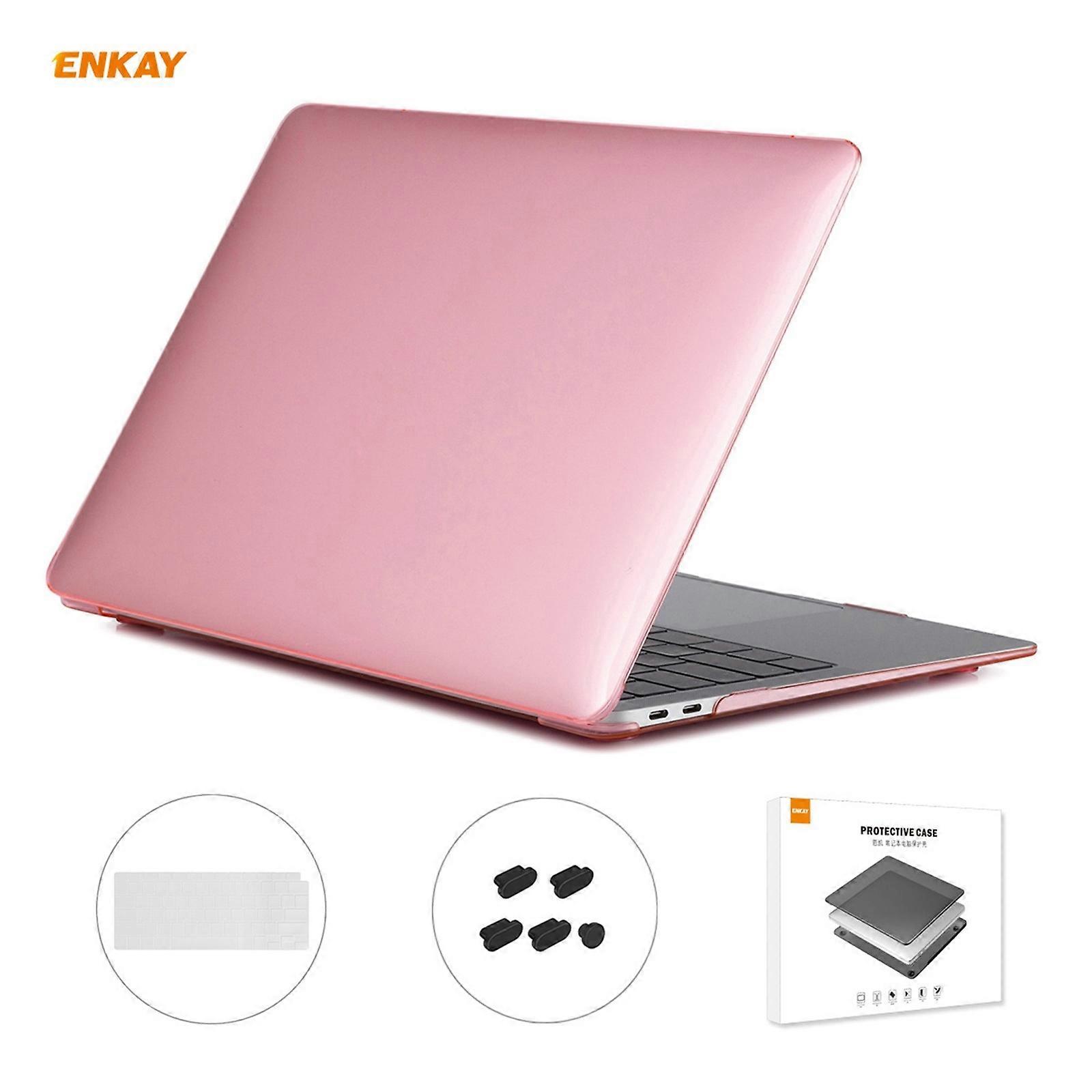 3 in 1 Laptop Protective Case + EU Version TPU Keyboard Film + Anti-dust Plugs Set for MacBook Air 13.3 inch A2179 & A2337