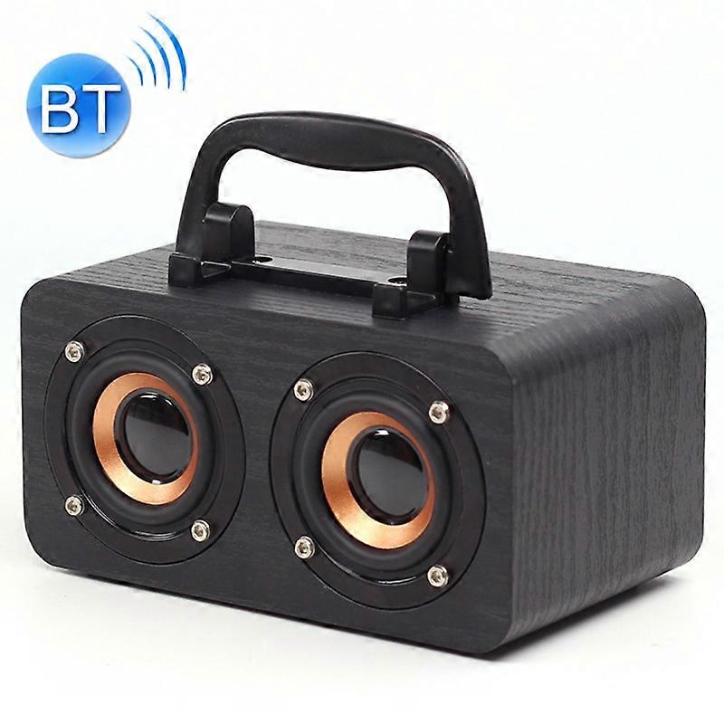 Wooden Bluetooth Portable Retro Subwoofer Speaker