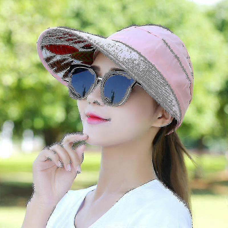 Women's Wide Brim Hat Breathable Foldable Adjustable Shade