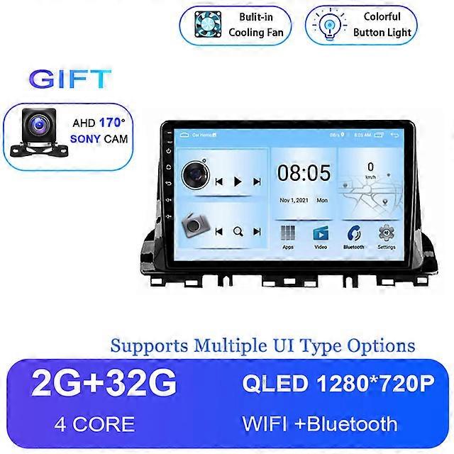 Kamera panoramiczna 360 Carplay 8G + 128G Android 12.0 Samochodowy odtwarzacz DVD GPS WIFI Radio Bluetooth RDS dla KIA CERATO K3 FORTE 2019 2020