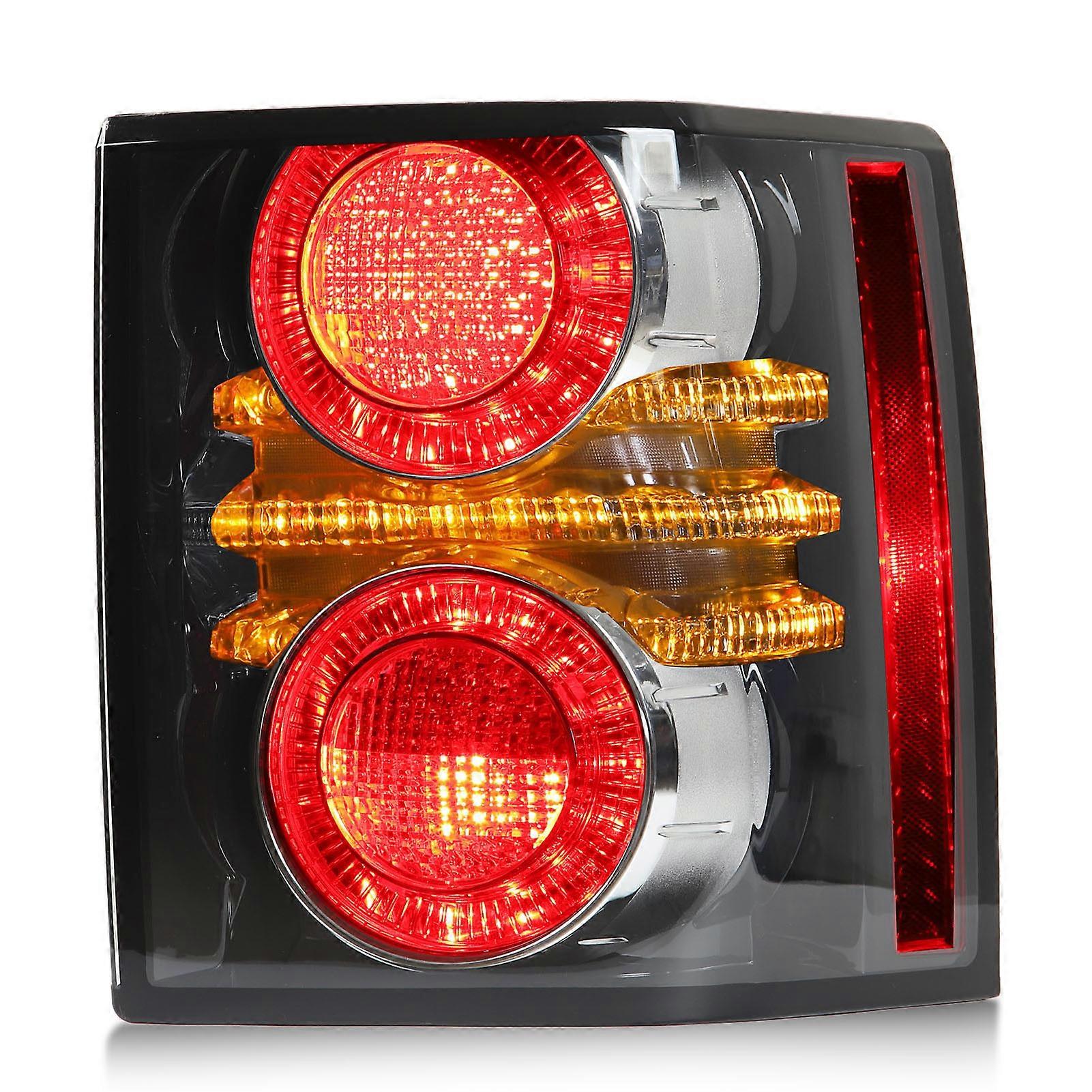 Smoked Tail Light Assembly Pair – For Land Rover Range Rover HSE Vogue L322 2002-2009 – Black Housing