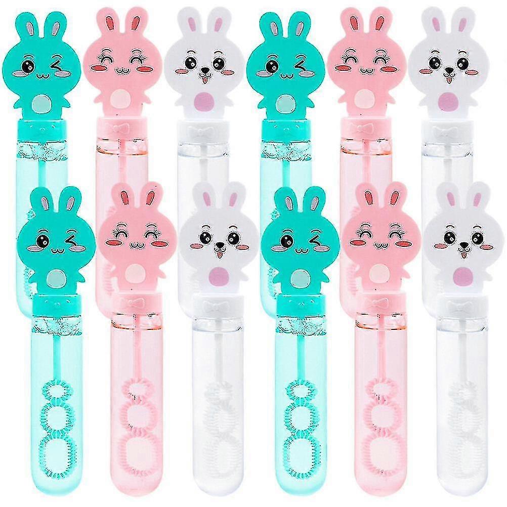 Bubble Wand - 12pcs Bunny Bubble Blowing Stick for Playtime