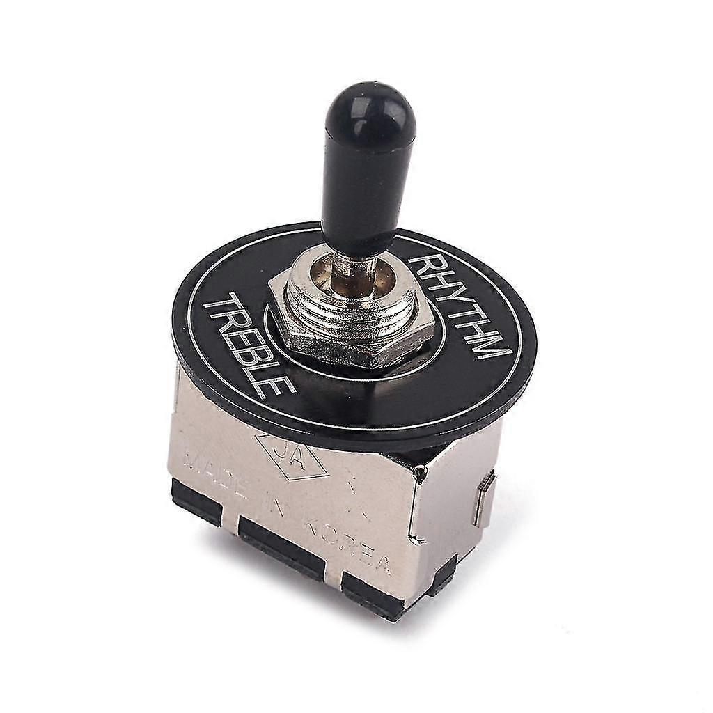Electric Guitar 3 Way Toggle Switch Pickup Selector & Switch Washer Ring Set