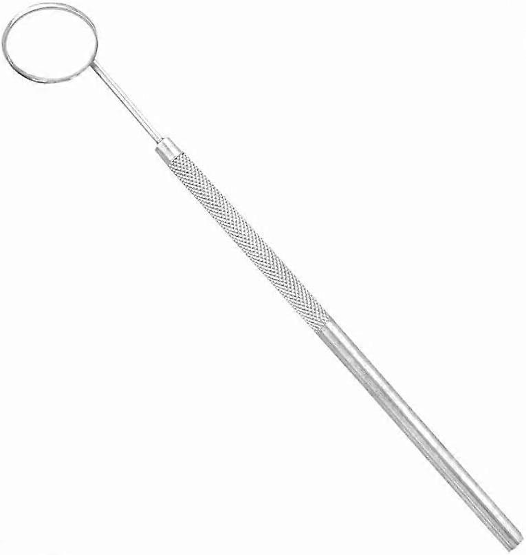 Specchio dentale con manico, strumenti odontoiatrici dentali in acciaio inossidabile per l'ispezione della pulizia dei denti Specchio per bocca per...