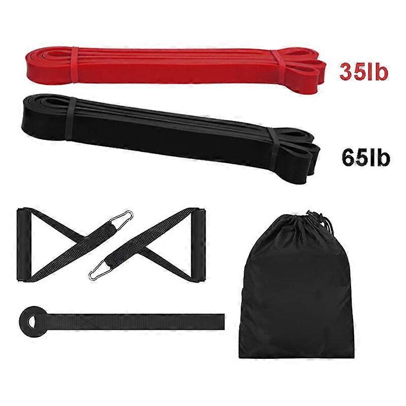 Fitness Band Pull Up Elastic Bands Rubber Resistance Loop Power Band Set Home Gym Workout Expander Strengthen Trainning Yoga & Pilates Blocks