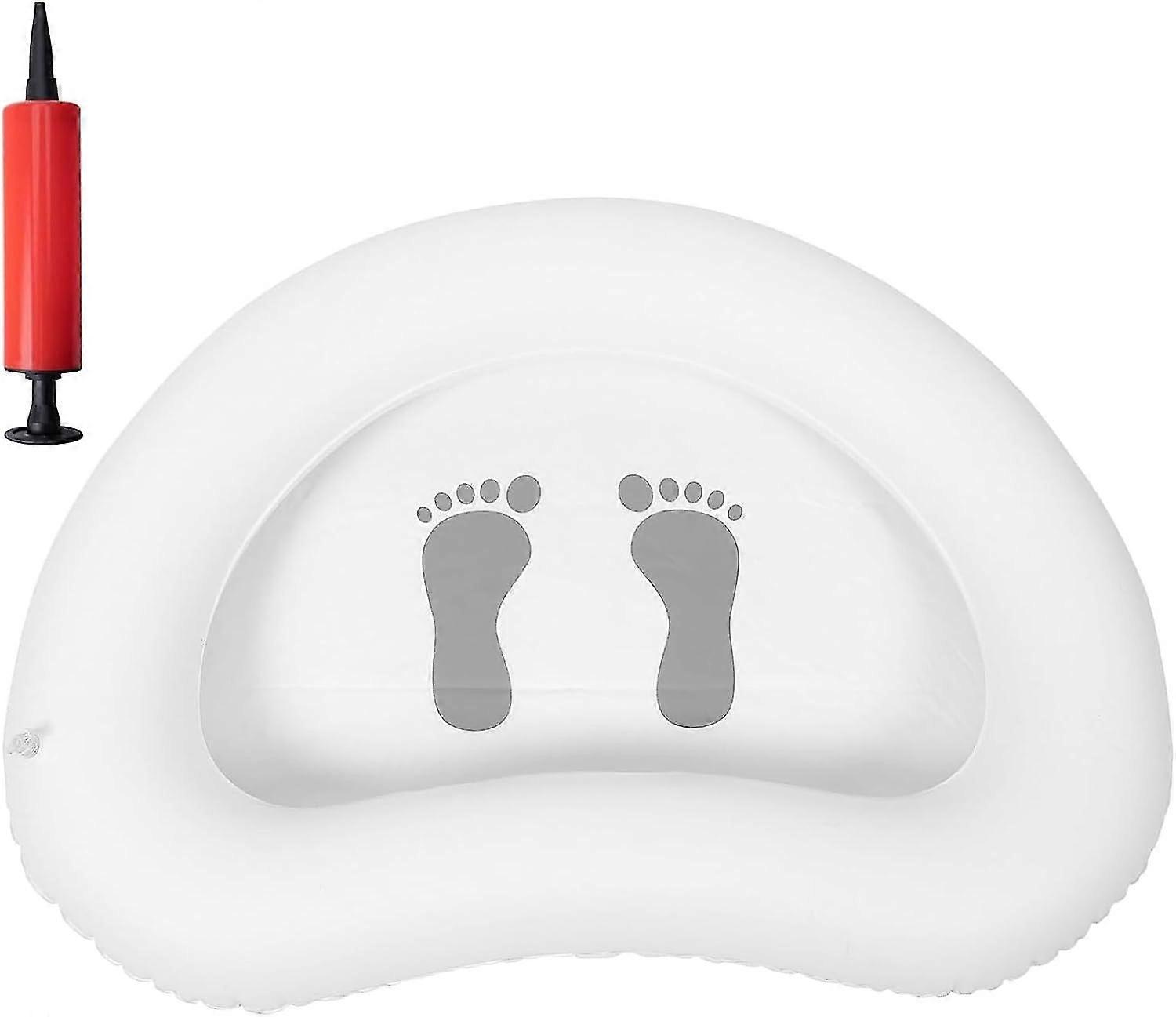 Inflatable Pool Foot Bath Basin, Foot Soaking Bath Basin Foot Bath for Pool Entry Ladder, Pool Foot Wash Basin for Above Ground Swimming Pool Spas