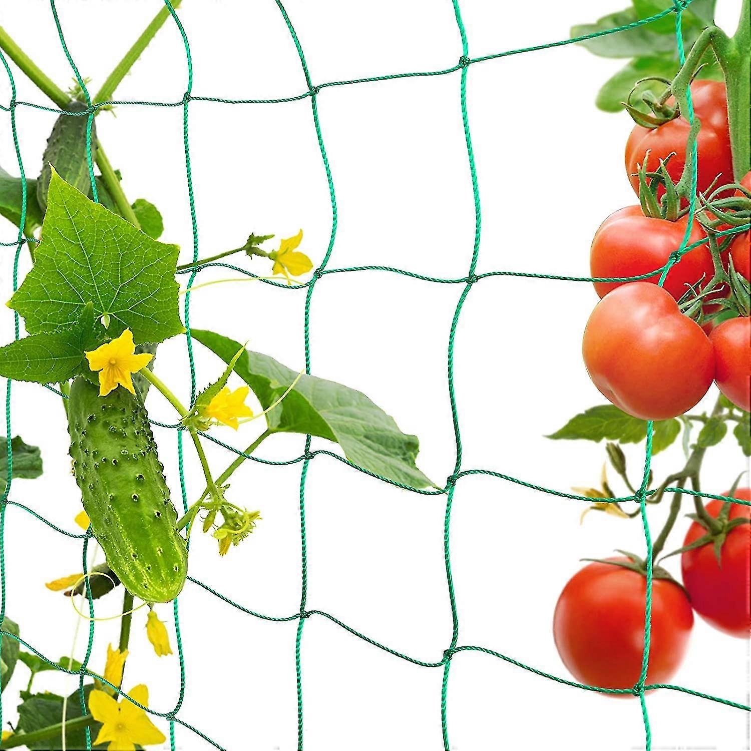-garden Net, 1.8 X 2.7m Climbing Plant Netting, Rowing Net For Harvesting Cucumbers, Vegetables, Tomatoes And Other Vegetables