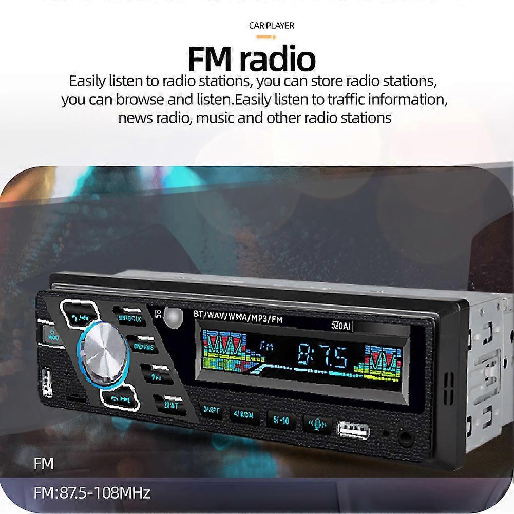 24v 4-ערוץ 1din רכב רדיו סטריאו סראונד אודיו מתאם Bluetooth USB / SD / FM / WMA / MP3 נגן מולטימדיה רדיו שלט רחוק