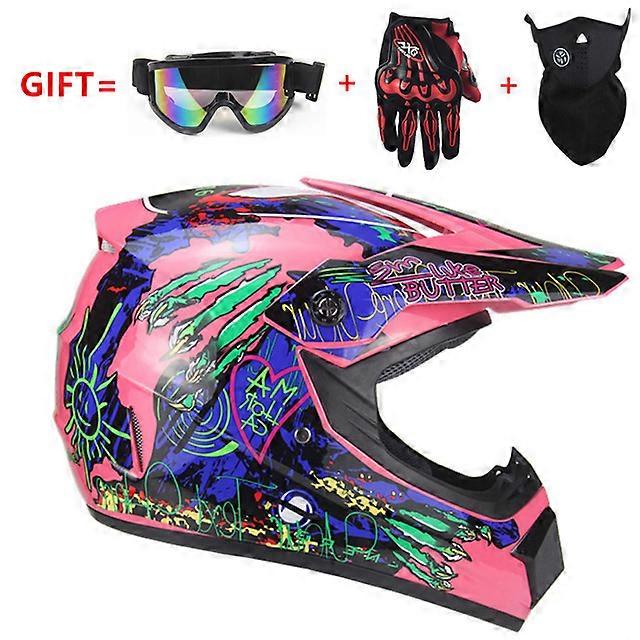 DOT German Helmet Visor Flip Up Motorcycle Motorcross Pilot Dirt Bike Off-Road E - Foto 8