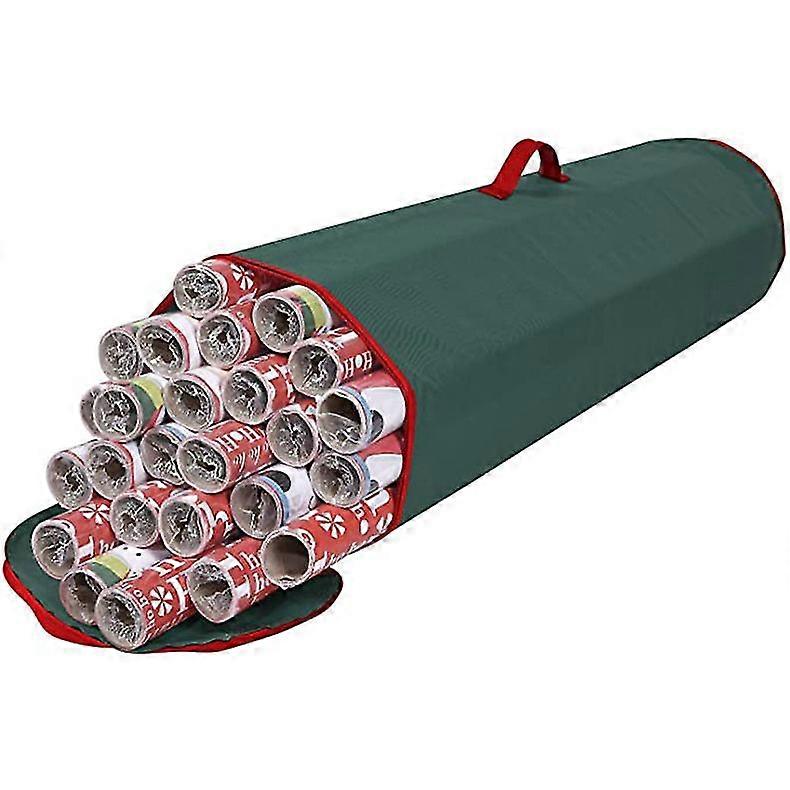 Wrapping Paper Storage Bag (green)wrapping Paper Organizer Under Bed  600d Oxford For Storing Multiple Rolls Of Gift Wrap, 40 Length Container Banmo