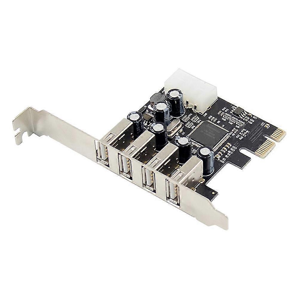 Pci-e σε 4 θύρες Usb 2.0 κάρτα μετατροπέα Pcie Usb2.0 κάρτα προσαρμογέα