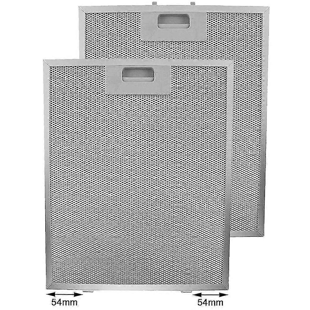 2 X Metal Mesh Filter Compatible With Cooke & Lewis Cooker Hood Vent Filters
