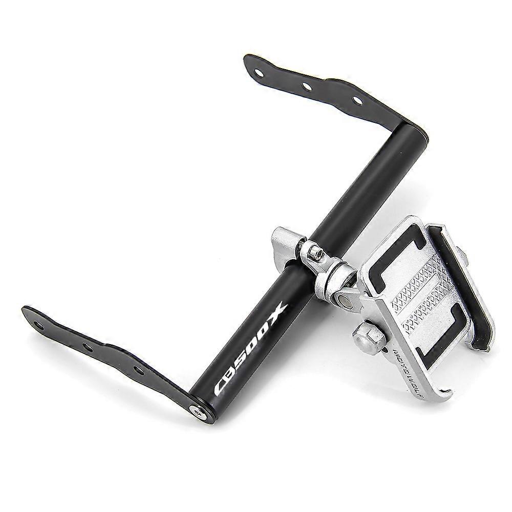 Staffa Di Navigazione In Acciaio Per CB400X / CB500X (2016-2023) – Supporto GPS E Smartphone Da Montare Dietro Il Parabrezza (tubo 22mm, Nero)