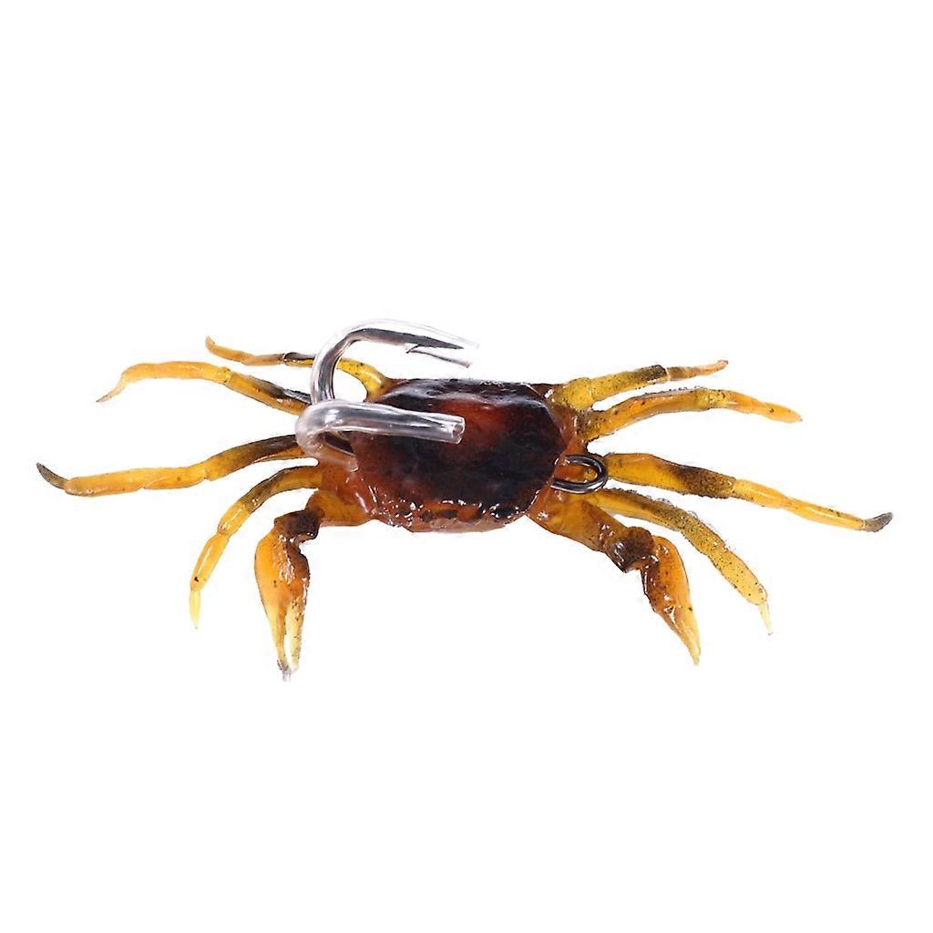 Soft Fish Fishing Crab Lures Baits with Sharp-Hooks Simulation Saltwater Lures