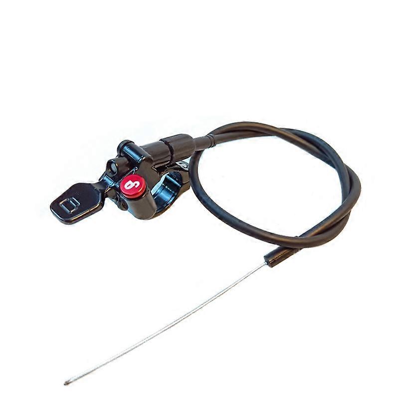 Mountain bike front fork remote control front fork remote control lock switch repair parts (1 piece, switch + wire core + wire tube)