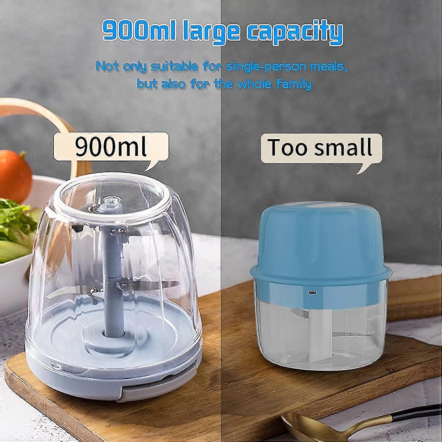 Multifunction Manual Chopper, 900ml Pull Manual Meat Chopper Manual Meat Grinder-MXBC