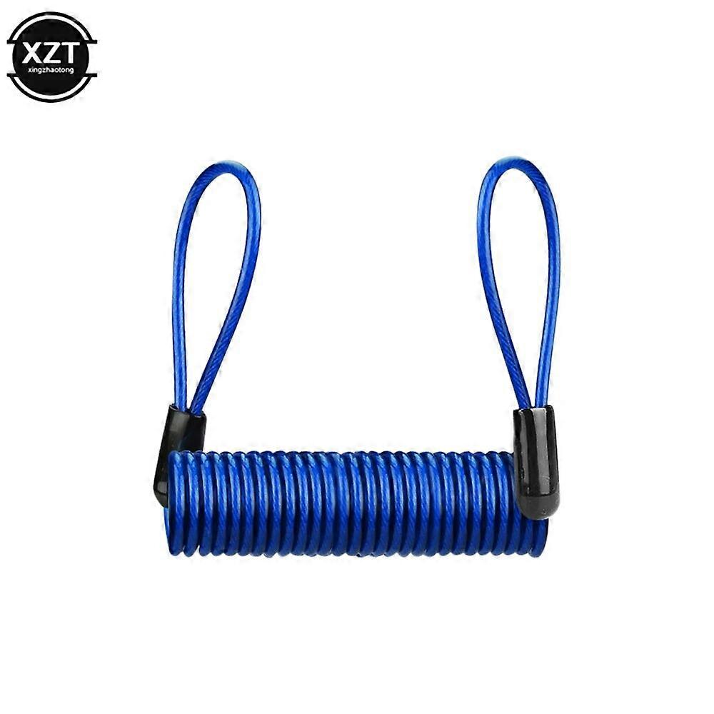 120cm Alarm Disc Lock Security Anti Thief Motorbike Motorcycle Wheel Disc Brake alarm lock & bag and Reminder Spring Cable
