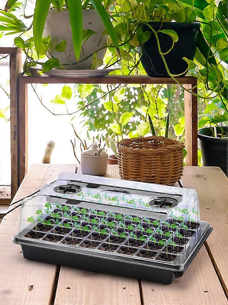 80 Cells Seed Starter Tray Kit, Humidity Dome Plant Seedling Starter Kit