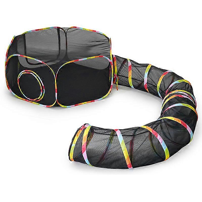 Outdoor Cat Enclosures Playground Include Portable Cat Tent, Circle Playpen Tunnel