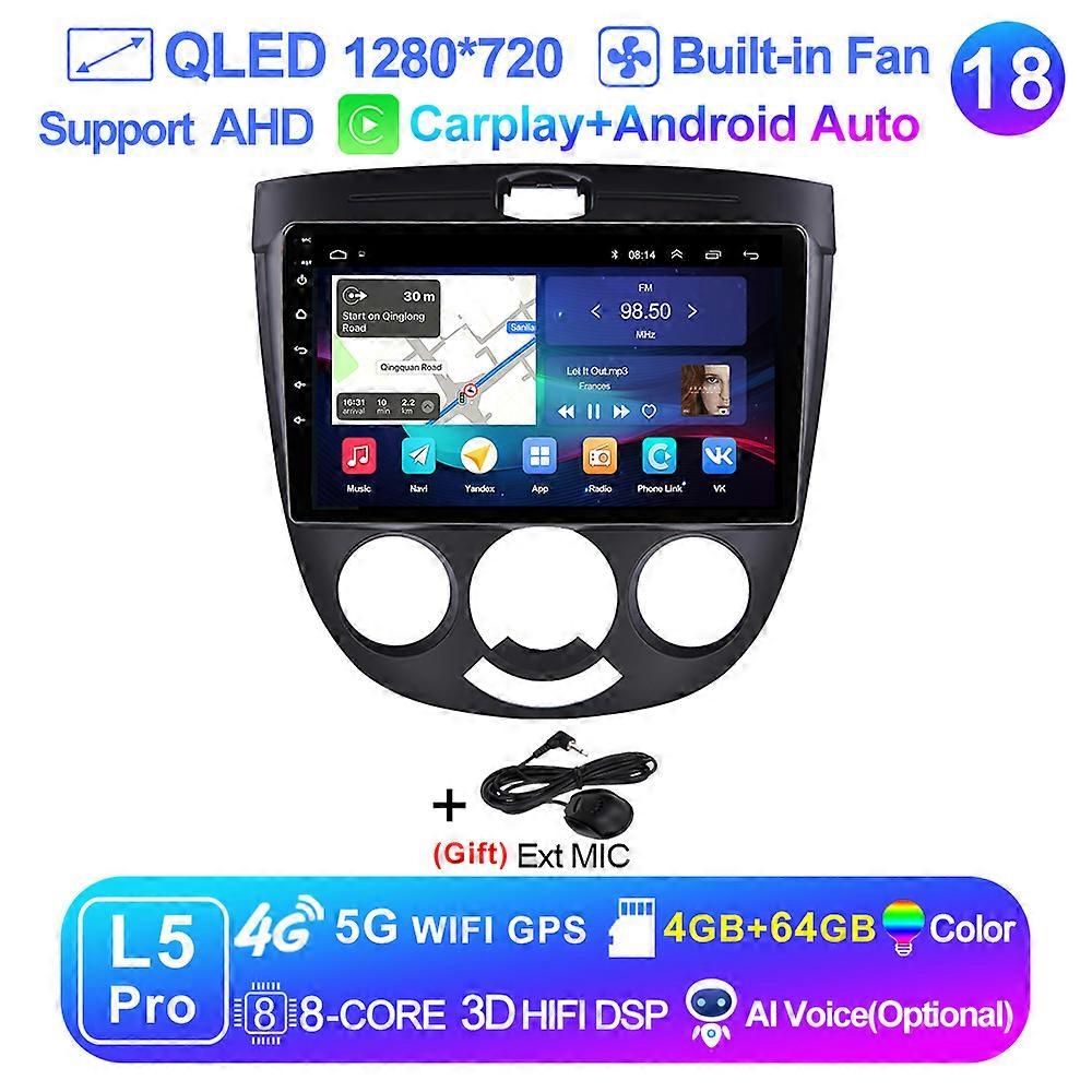 LEHX Car Radio Multimedia player 2 din Android 11 8 CORE DSP For Chevrolet Lacetti J200 BUICK Excelle Hrv no dvd Navi gps Wifi