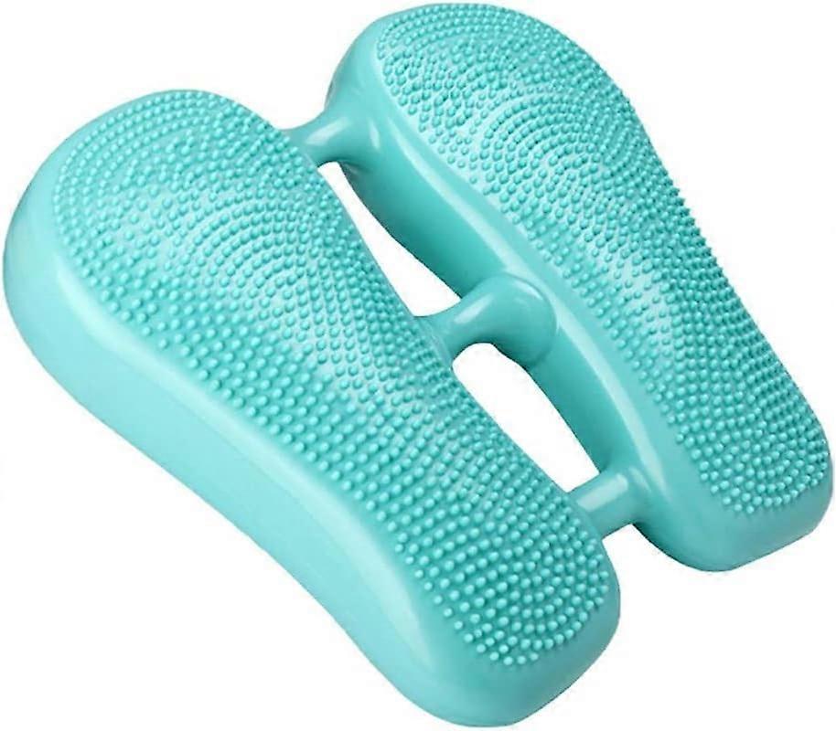 ヨガインフレータブルホーム減量ストーブパイプウエストウエスト女性フィットネス機器バランスボードボディビルディングシェーピングツール(グリーン-1PC)