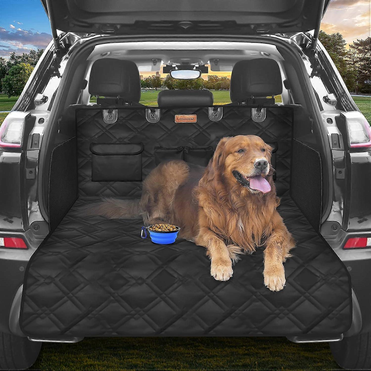 Car Trunk Protector Dogs with Side Protection Car Trunk Universal Dog Blanket Trunk Protection Mat Waterproof Non-Slip Scratch-Resistant Trunk Mat for