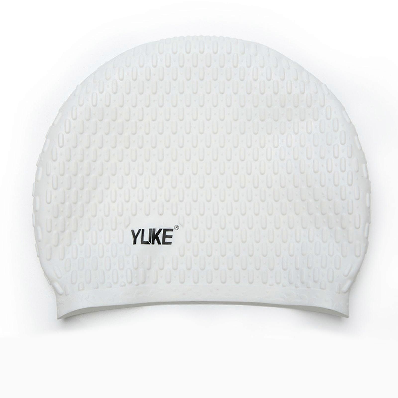 Hommes Femmes Bonnet de bain Imperméable à l’eau Silicone Chapeau de piscine