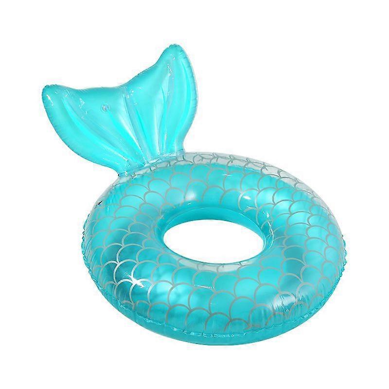 Mermaid Pool Float,Inflatable Mermaid Swimming Ring Floating Bed Float Pool,Mermaid Tail Tubes Glitt