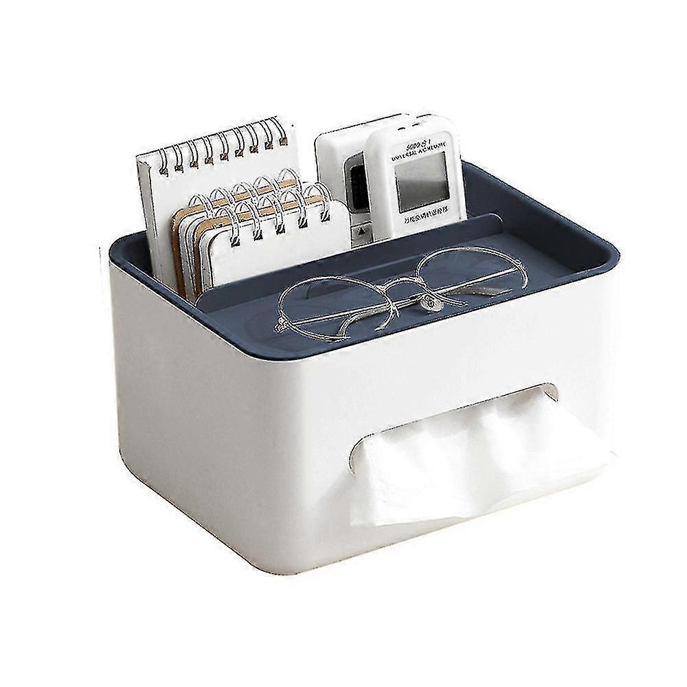 Plastic Pen Bucket With Divider For Remote Control Paper Extraction Multi-function Pen Bucket
