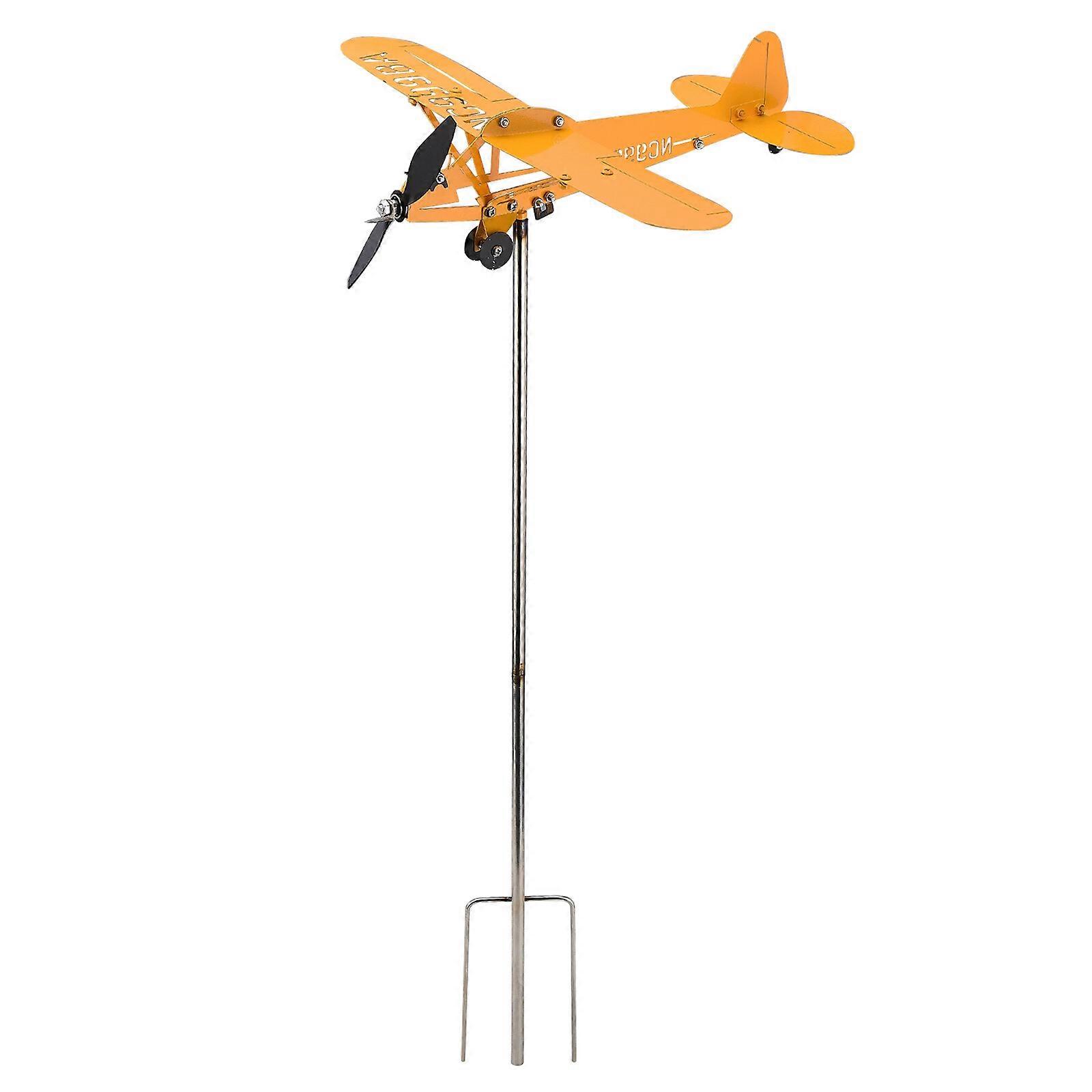 Fly Weathervane Piper J3 Cub - Håndlaget Piper J3 Cub Fly Float Plane