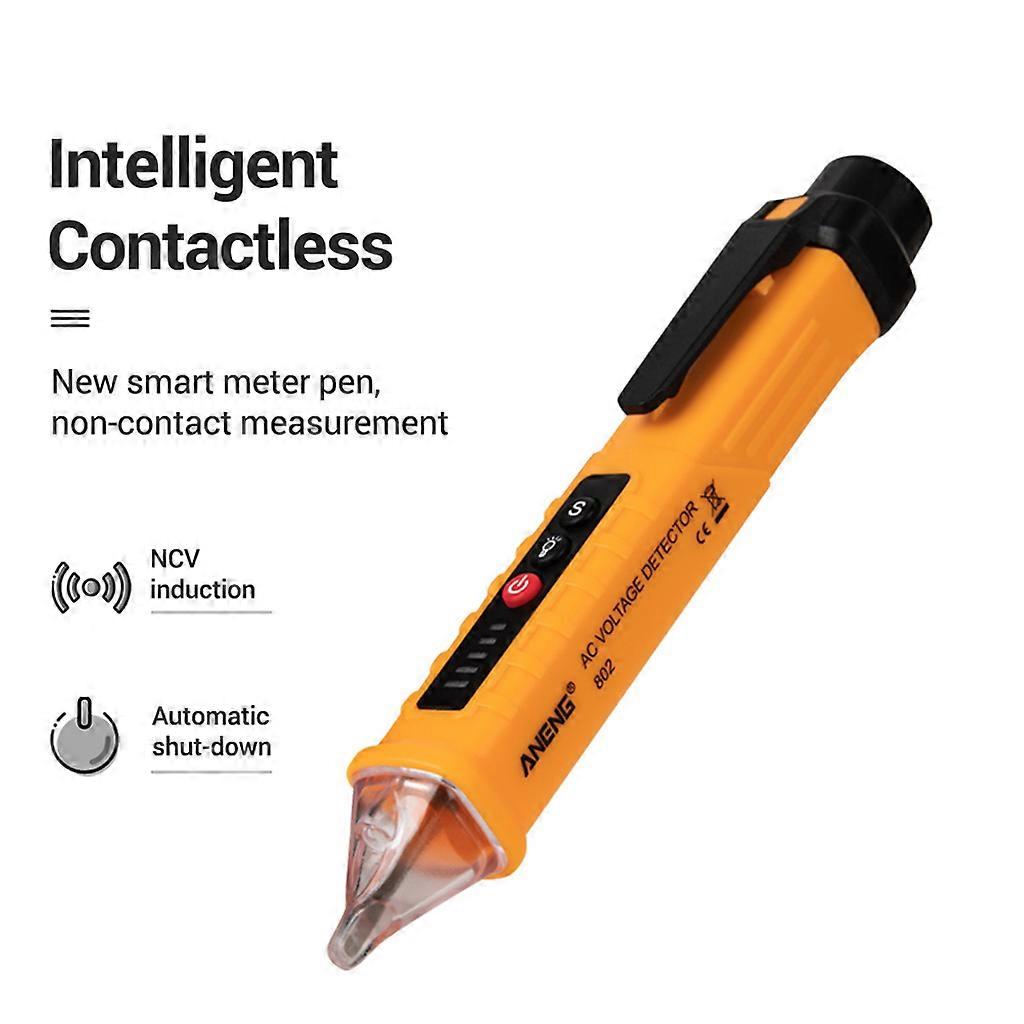 Portable Voltage Meter Tester AC 12-1000V Non Contact Voltage Detector Flashlit