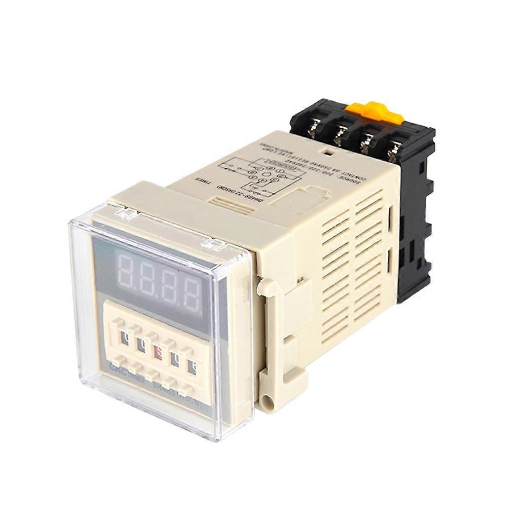 AC110V 220V DC12V 24V DH48S-2Z Programmable Digital Time Relay Cycle Control