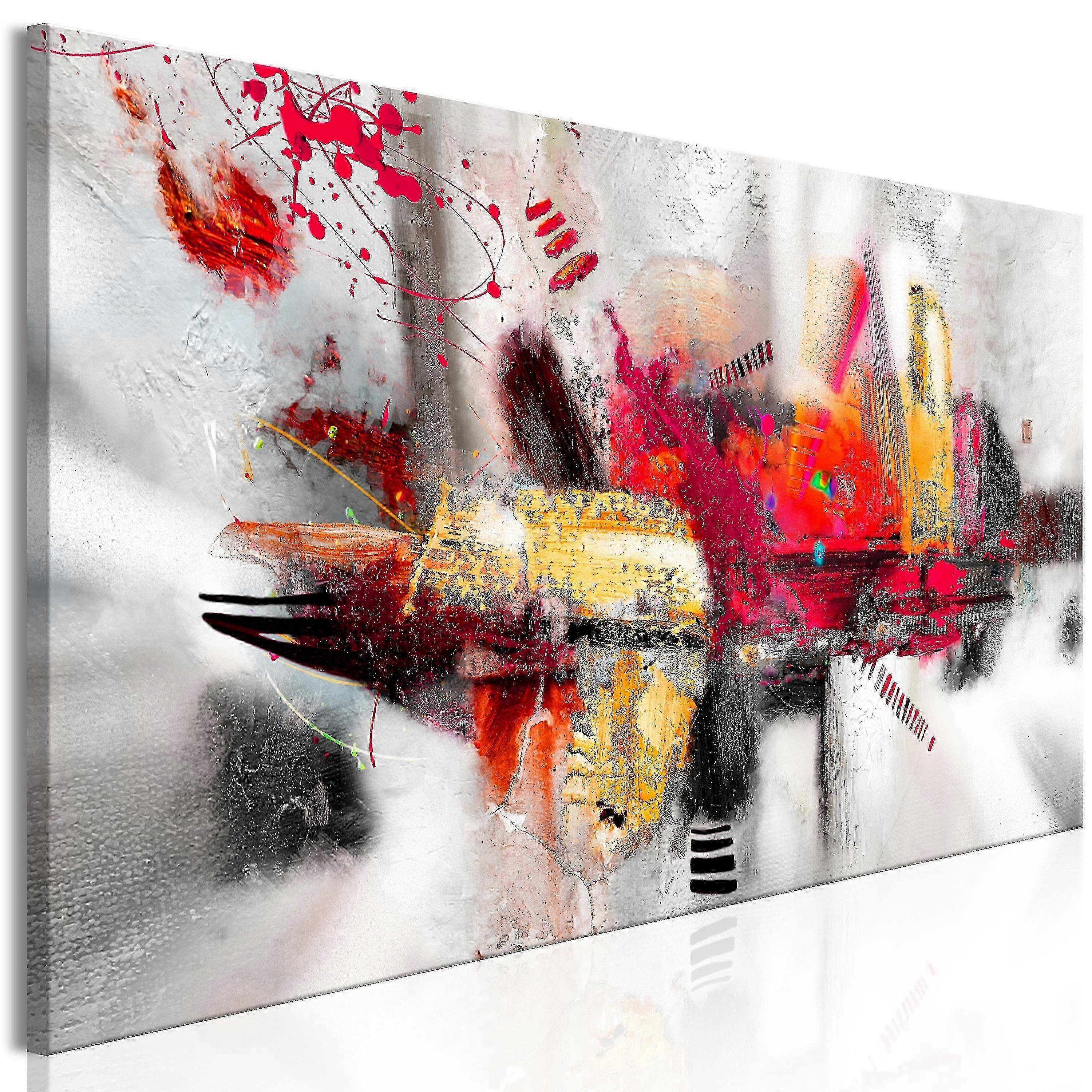 Leinwandbild - Bunte Installation (1 Teil) Schmal