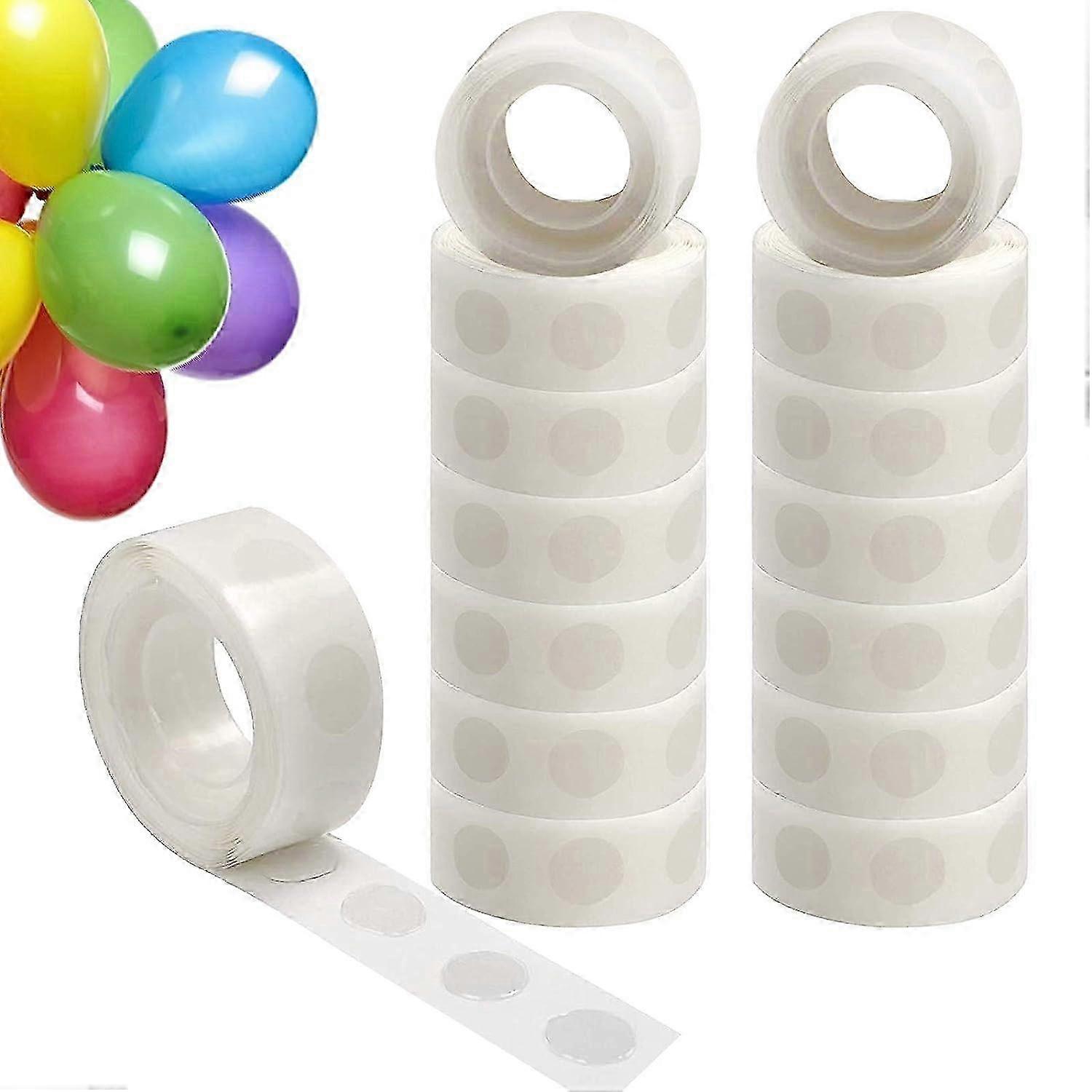 1500 PCS Glue Dots for Balloons, Sticky Dots Double Sided Removable Balloon
