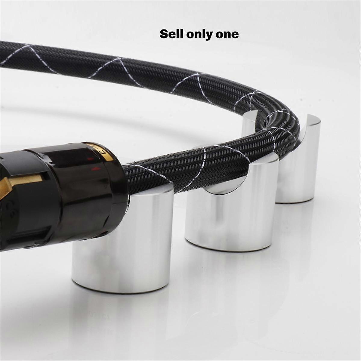 HIFI Cable Tray Stand Spike Silver Power/Speaker Riser Booster Cable ...