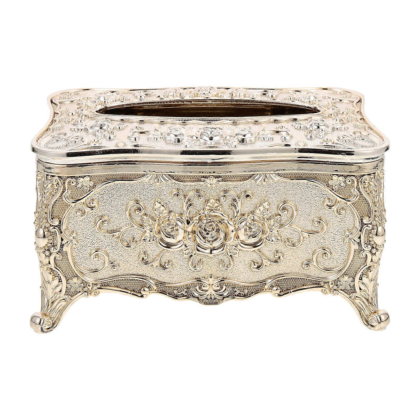 European Style Tissue Box Tissue Container Paper Cover Napkin Holder Home Decoration