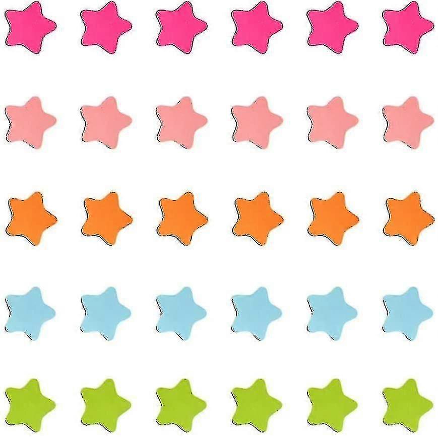 مغناطيس نجمة ملونة ، 120 قطعة نجوم مغناطيسية ملصق مغناطيسي سبورة - YGWL