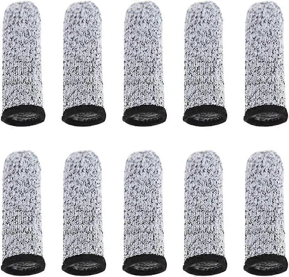 Pack of 10 cut resistant reusable finger guards for carving in the kitchen